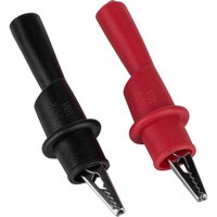 Push-On Alligator Red and Black Clip Pair for Test Leads 50mm 1000V